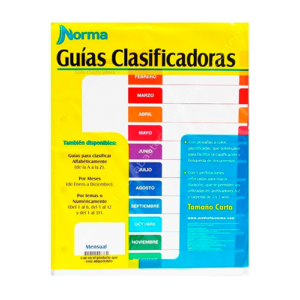 Guia Clasificadora Mes