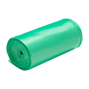 Bolsa verde para la basura