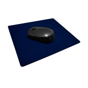 Pad mouse liso 18 x 22cm en negro antideslizante.