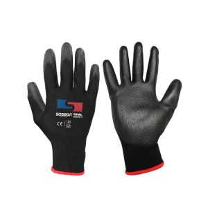 Guante nylon recubrimiento en polyuretano, todas las tallas x unidad.